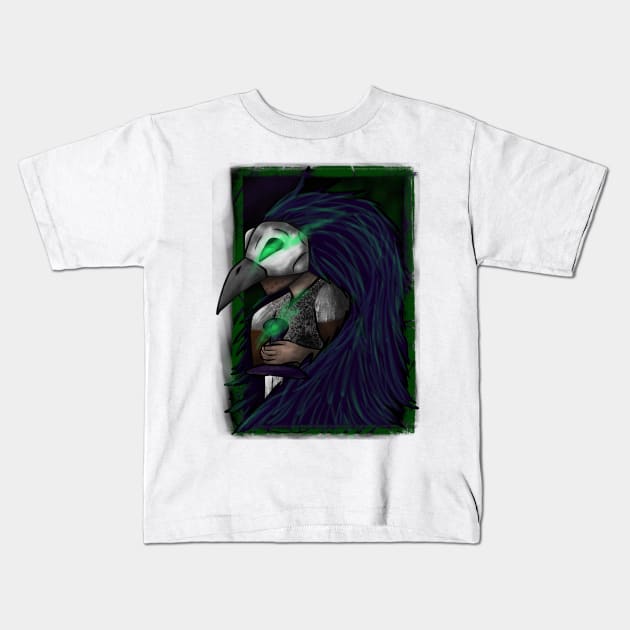 Valraven Viking Kids T-Shirt by MilosNevermore